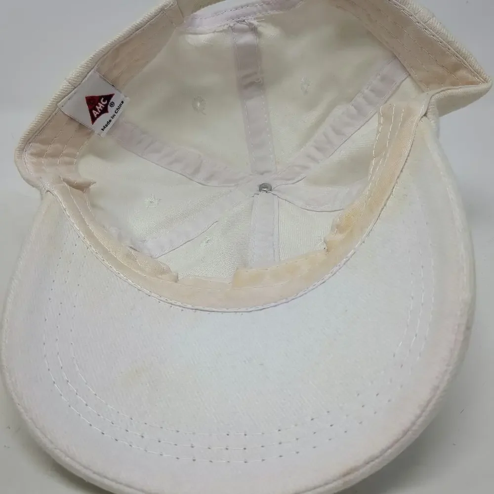 AMC Baseball Cap White One Size Slideback Rema Dri-Vac Corporation Logo Hat